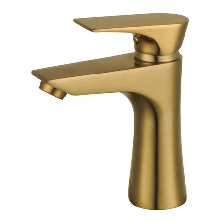 FAUCETURE LS4223XL Single-Handle Bathroom Faucet, Brushed Brass LS4223XL